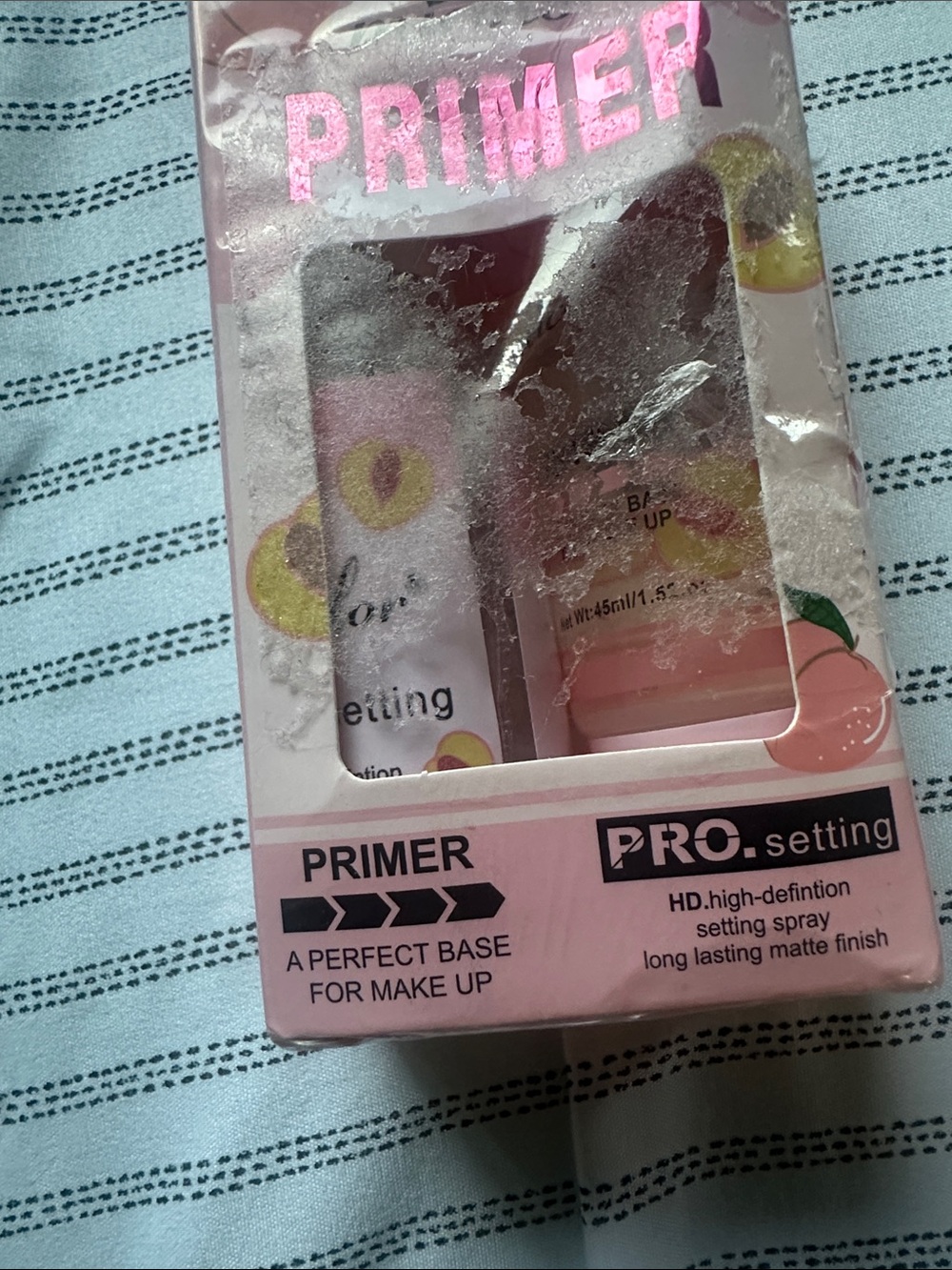 PRIMER PRO.setting Makeup Primer & Setting Spray - Pink